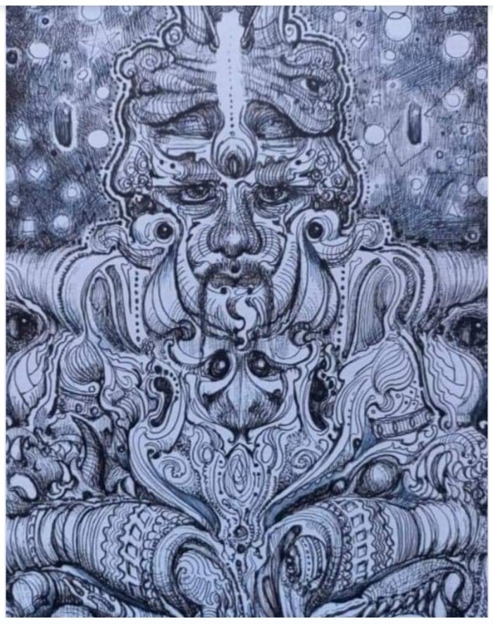 Bandhit_Umwong's tweet photo. ้💓NEW DROP💓 on @opensea 

My artwork is drawing by hand. Draw on paper with Fountain pen.

Price 0.105 eth.

Check it out!

https://t.co/lv3U1Lq6BQ

#Yogi #Surrealart
#Opensea #Foundation
#OpenseaNFT #NFTs #NFTartist #nftart #NFTcollector #nftcommunity https://t.co/BfqTgoqMSG