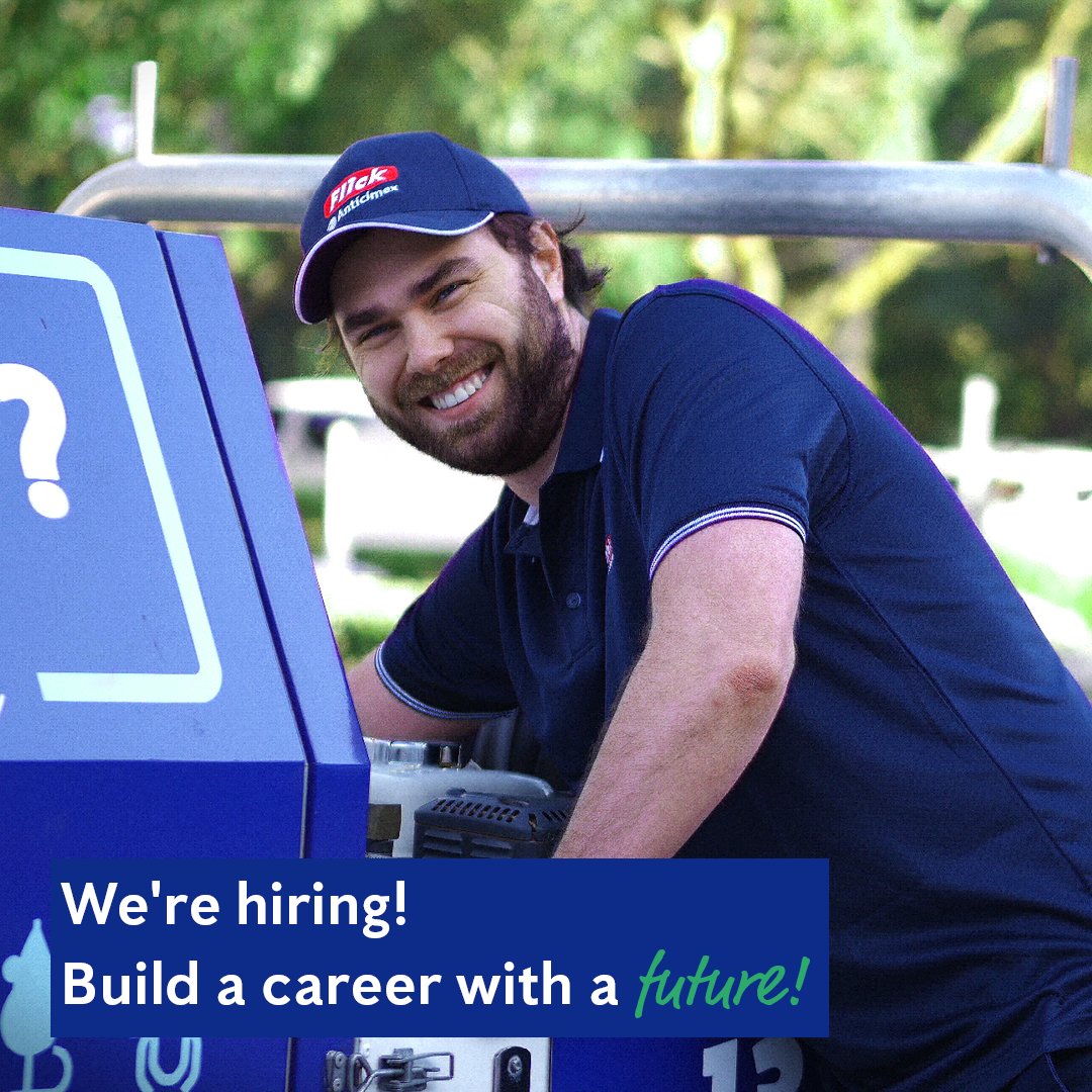 There's no better time to join the Flick Family! Become part of the leading pest control and hygiene company in Australia. 

Apply now:bit.ly/3xXv62Y

#flickanticimex  #recruitment #werehiring #jobsaustralia #jobsearchaustralia #careerchange #flickpestcontrol