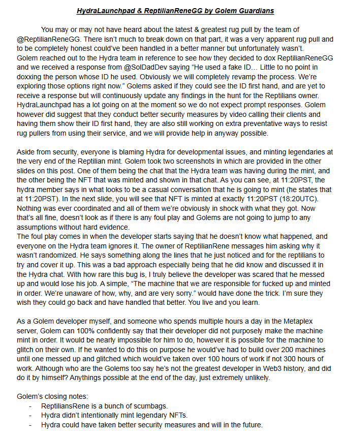 Golem Guardians | Protectors of Solana! tweet media