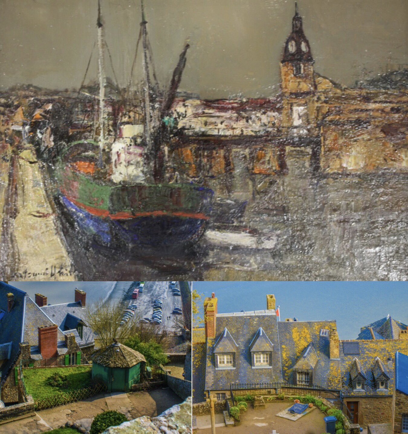 浮田克躬 風景画 油彩SM 風景画 古城 フランス 原画 油絵 絵画 真作保証 浮田克躬 風景画 油彩SM 風景画 古城 フランス 原画 油絵 絵画