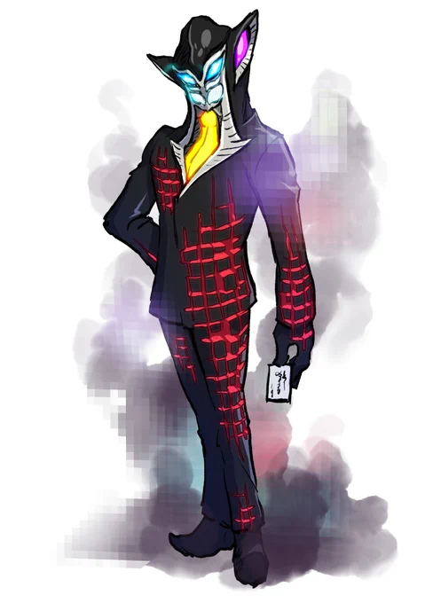 メフィラス星人ラクガキ オリジナル版とシン版の折衷のような感じにして見ました。シン・ウルトラマン劇中の山本耕史形態、巨大化形態とはまた別の形態とかね。あいつたぶんいろんな姿持ってそうなので…ニャルラトホテプみたいだな。 ちなみに眼があいっぱいあるかんじにしています。