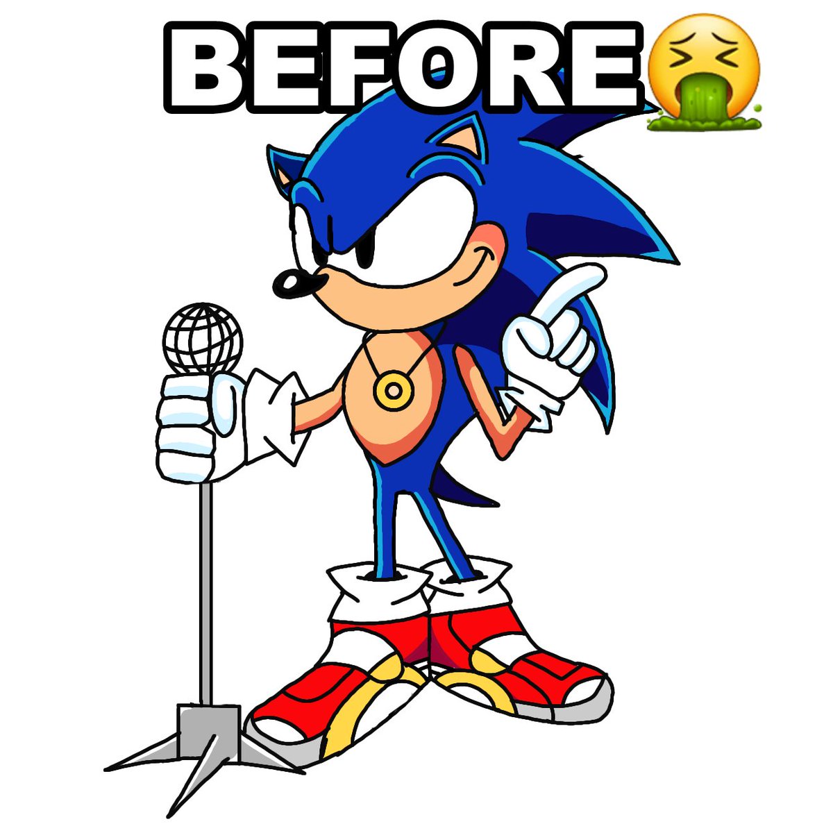 FNFsonicverse's tweet photo. @TheRealMCDUltra we dont know eachother well, but if it wasn't for you I wouldn't of improved my skills, I probably wouldn't even be drawing anymore, hell this mod would be dead. thanks to your tips and feedback that didn't happen.  So basically, what I'm trying to say is thanks. https://t.co/GkQcfBLKLO