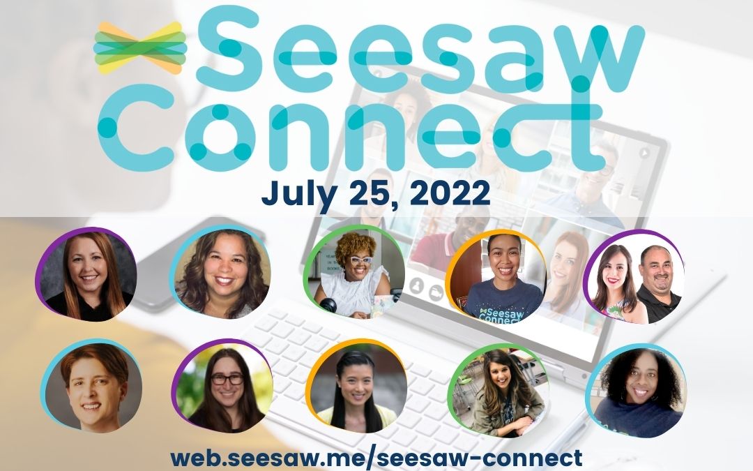 💙 Save your spot for Seesaw Connect 2022! ➡️ bit.ly/37OeQqg

💙 Get inspired by passionate educators that share simple ways to engage students.

#SeesawConnect