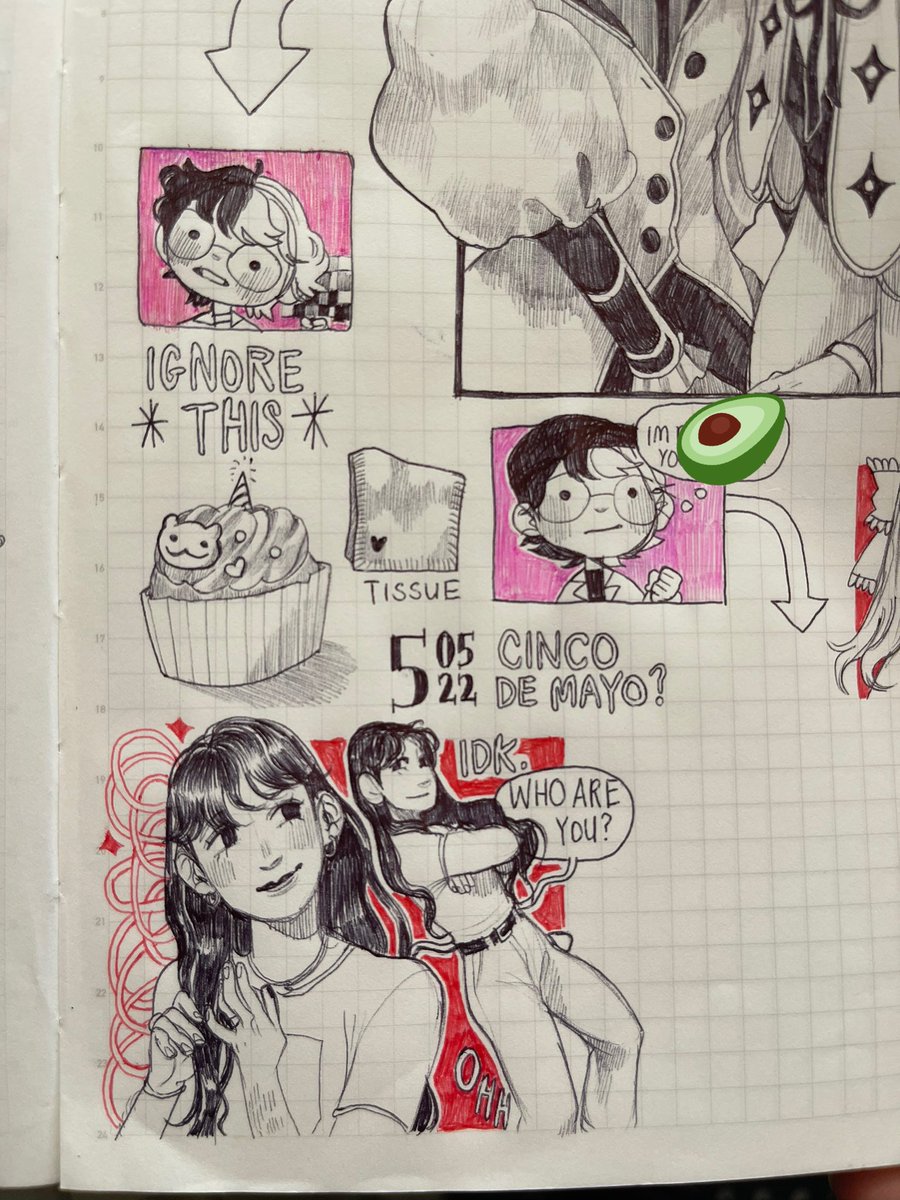 Sketchbook page folks 