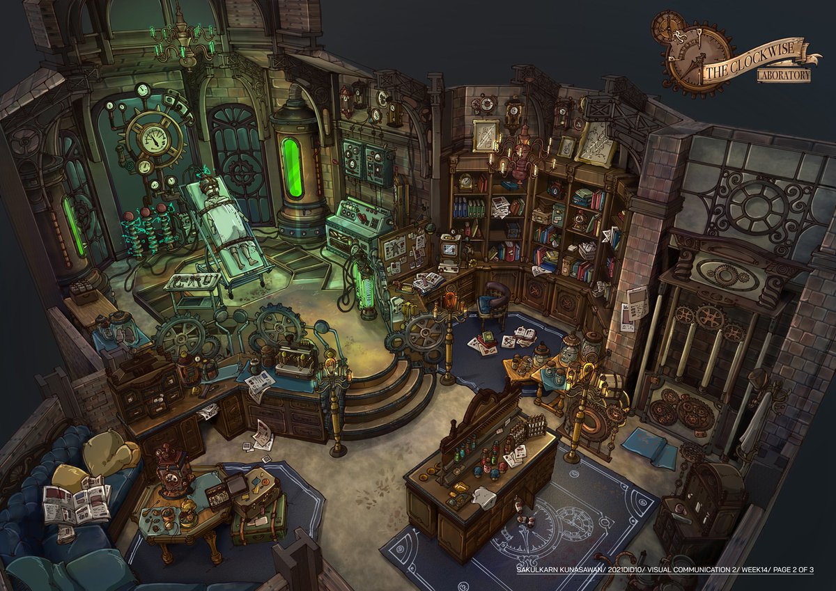 More beautiful set designs by FZD students, Cedric Mousseaux ...
