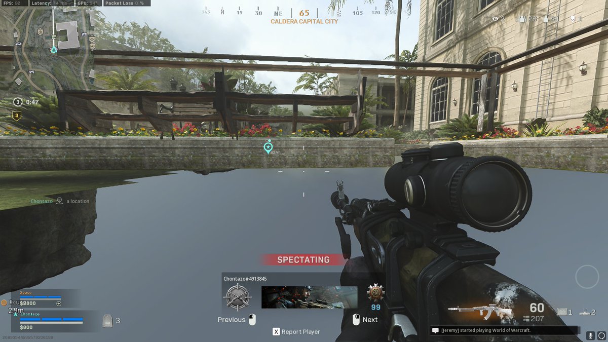 Zachary Zwanenburg (@zachzwanenburg) on Twitter photo So I guess there is a new out of map exploit in Warzone Pacific on Caldera🤦. Love dying to this shit
<a href="/RavenSoftware/">Raven Software</a> <a href="/CallofDuty/">Call of Duty</a> So I guess there is a new out of map exploit in Warzone Pacific on Caldera🤦. Love dying to this shit
<a href="/RavenSoftware/">Raven Software</a> <a href="/CallofDuty/">Call of Duty</a>