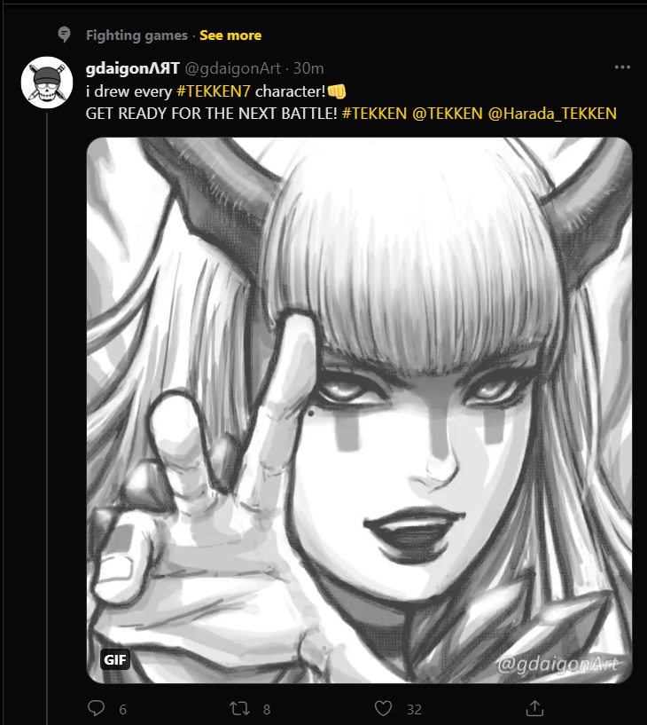 Gdaigonlyat I Drew Every Tekken7 Character Get Ready For The Next Battle Tekken Tekken Harada Tekken T Co Q8mzjbre40 Twitter