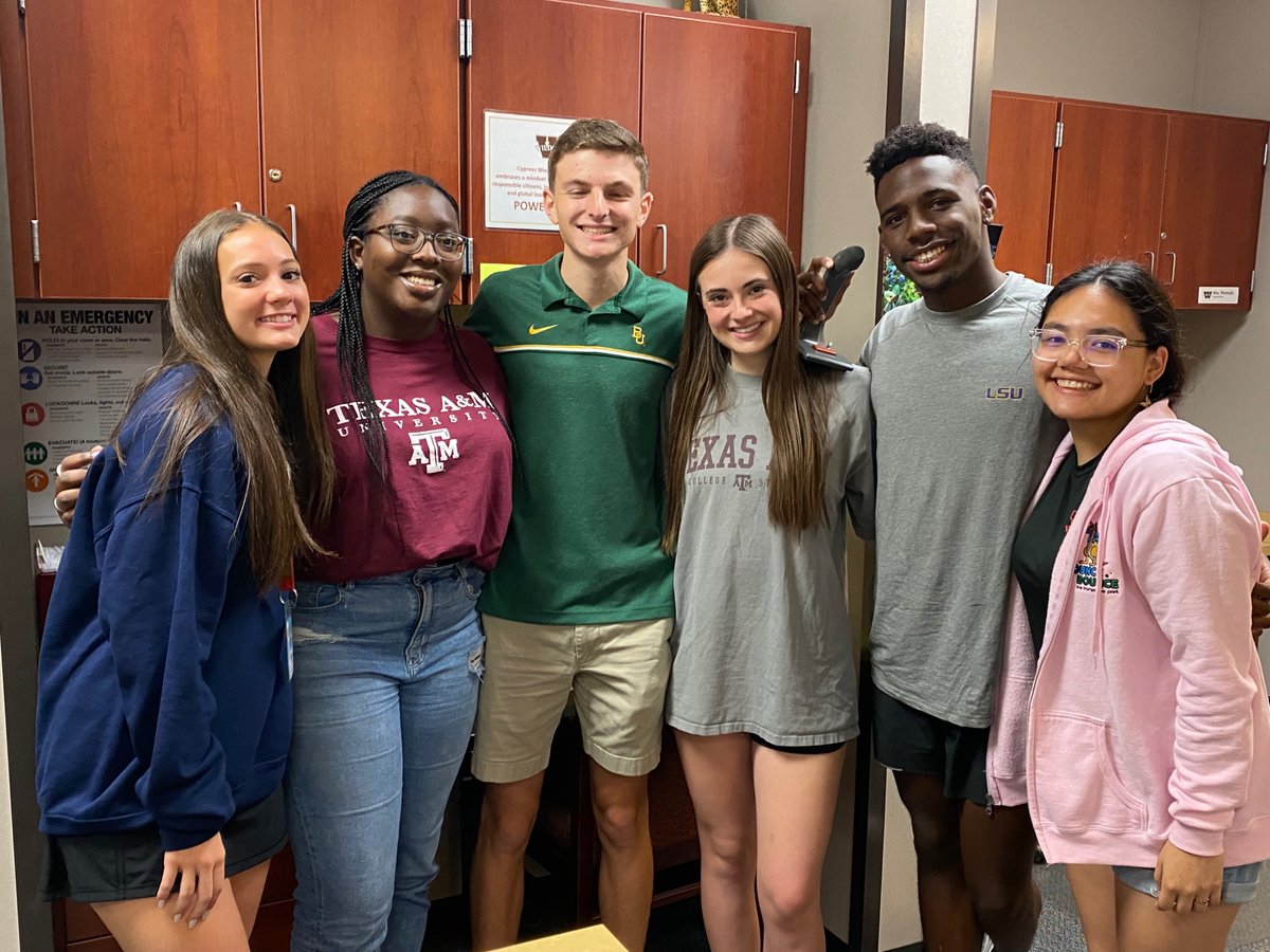 Thank you to our 21-22 Announcement Team!!!  You will be missed!