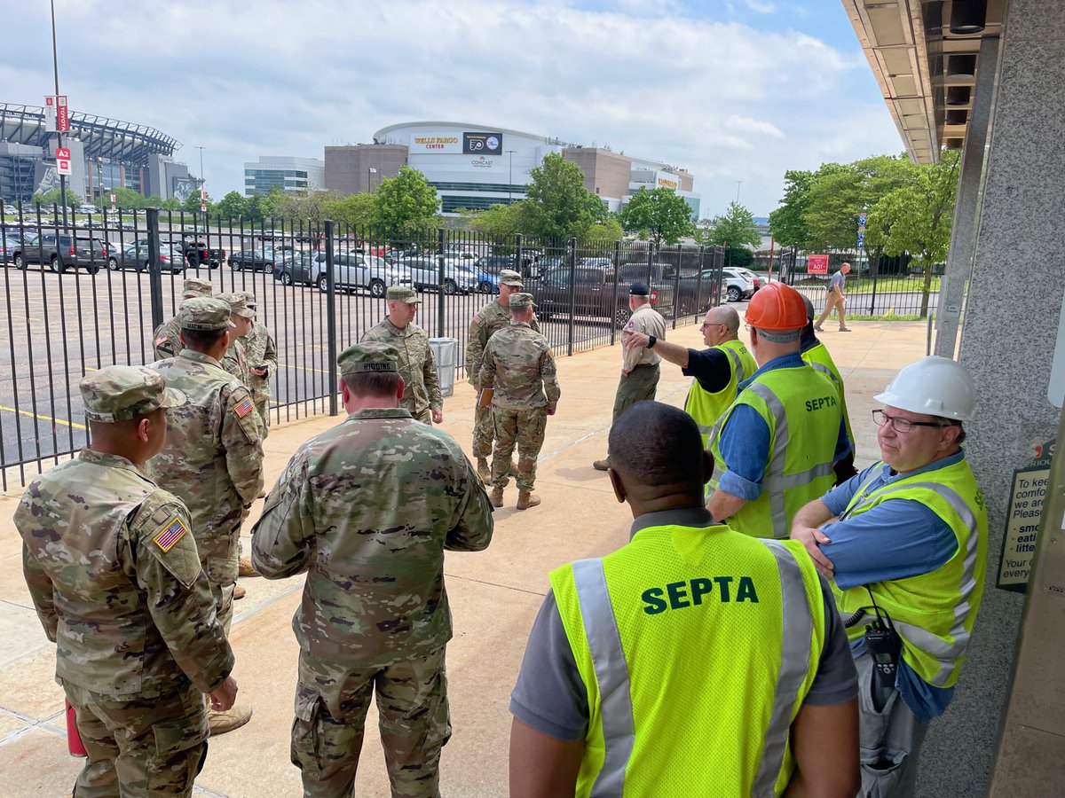 46MPCMD_TF46's tweet photo. Soldiers from Task Force 46 recently completed a planning meeting for the upcoming Multi Domain Operations Dense Urban Terrain exercise in July. TF-46 met with local and state partners, conducted site visits, and discussed capabilities and challenges. #Homelanddefense https://t.co/I5VeaI2tyb