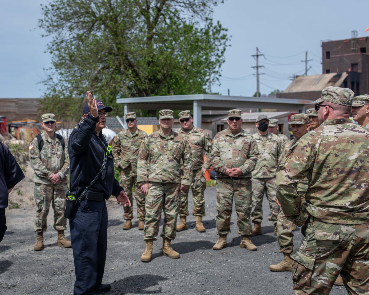 46MPCMD_TF46's tweet photo. Soldiers from Task Force 46 recently completed a planning meeting for the upcoming Multi Domain Operations Dense Urban Terrain exercise in July. TF-46 met with local and state partners, conducted site visits, and discussed capabilities and challenges. #Homelanddefense https://t.co/I5VeaI2tyb