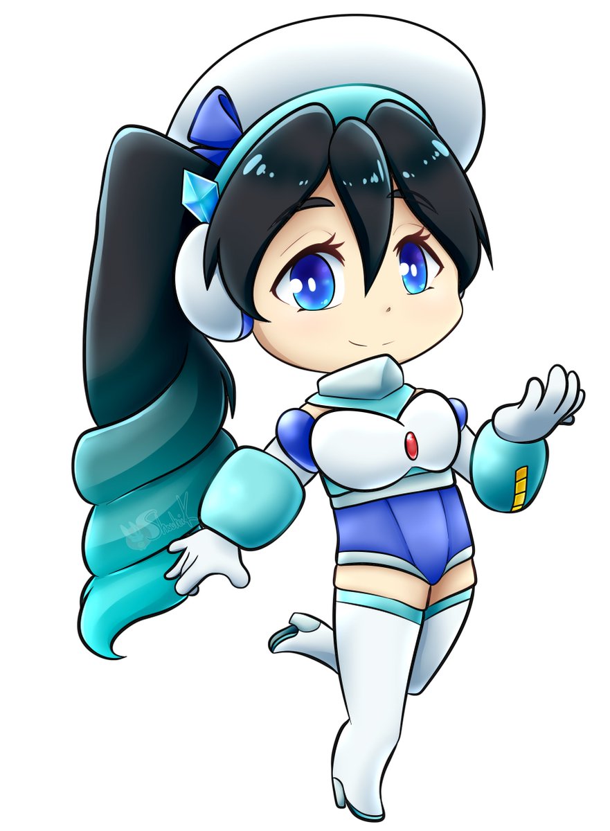 KumoriShouhei's tweet photo. I made my wifey a chibi for her alt account @DLN_00C
💙🤖🎵
I'm so hyped for the original theme song she has in progress. I got to hear the first portion AND ITS SO FUCKING GOOD~
#vtuberart #vtuber #envtuber #androidvtuber #robotvtuber https://t.co/2ONryO90yb