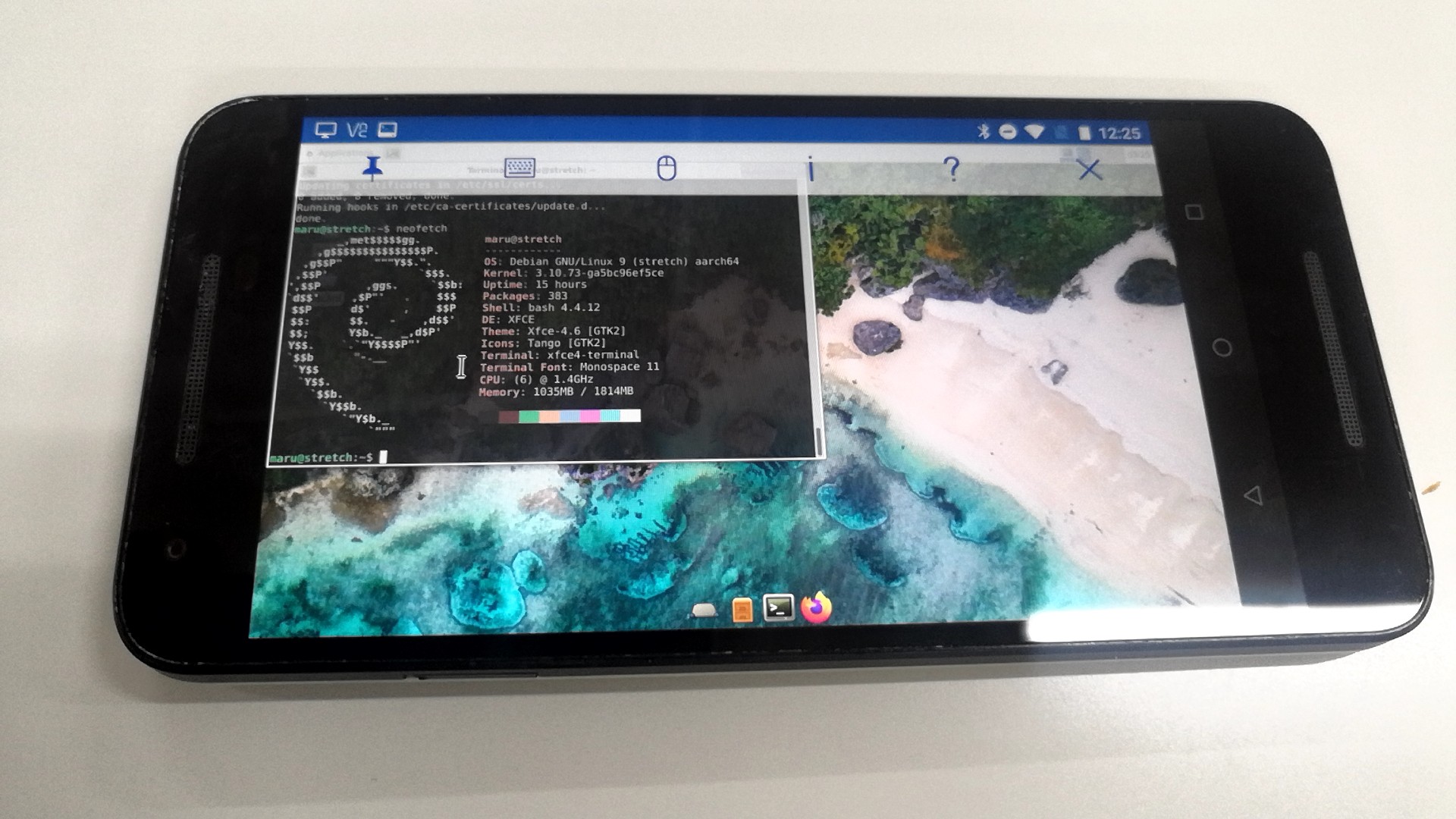 Kapper Linuxガジェヲタ 異世界小説家 電子工作大好き Nexus5xに入れたmaruosのdebianにvncサーバを入れてスマホのandroidから操作 もうdebian T Co Hjmxikars1 Twitter