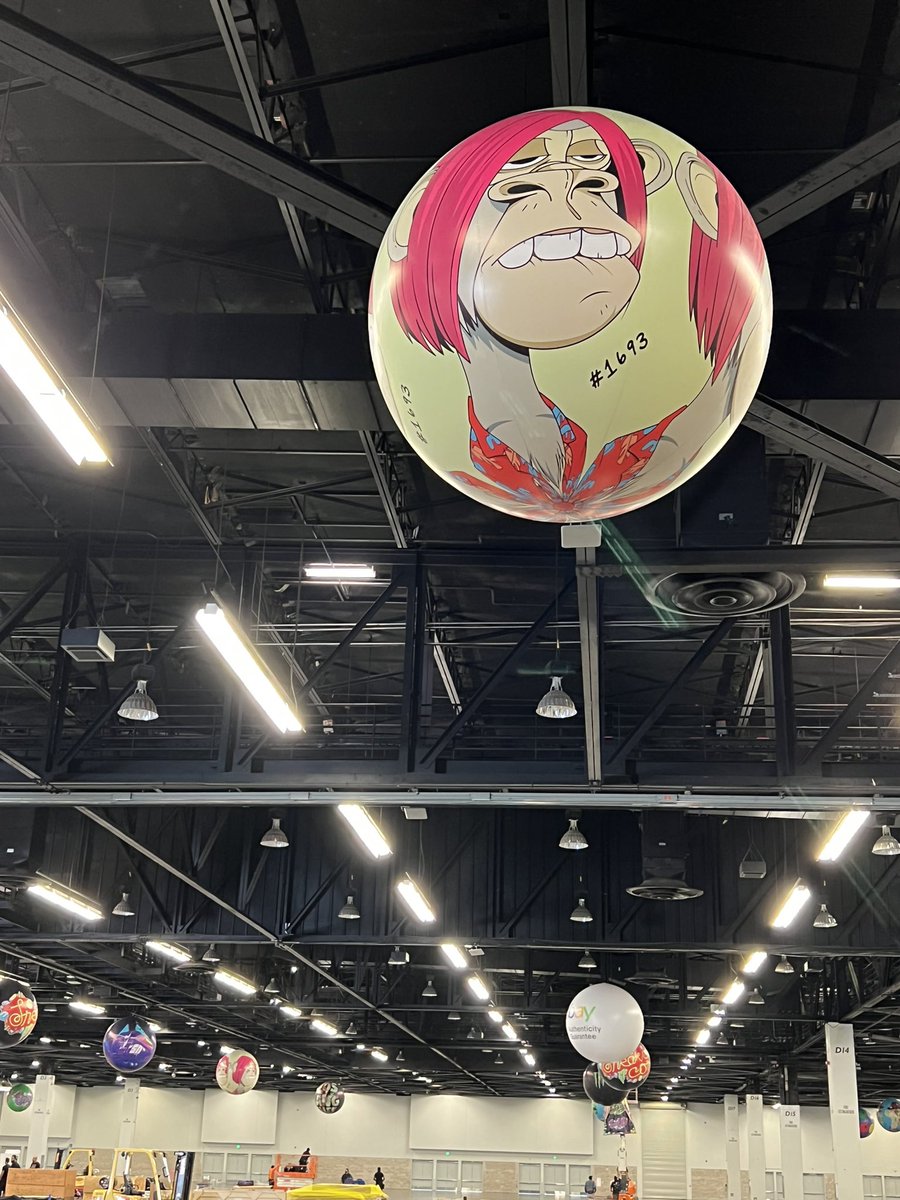 franalations23's tweet photo. LFG! @SneakerCon LA set up is underway! And look who’s featured all throughout! Non other than @BoredApeYC 1693 :) https://t.co/4OGfGjMmI9