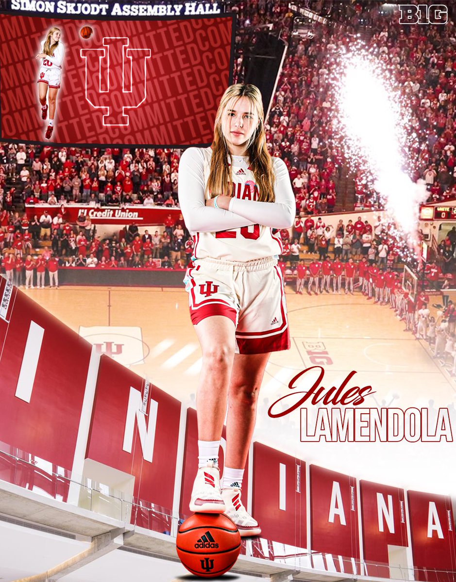 juleslamendola's tweet photo. 1000% committed! ❤️🤍 #GoHoosiers 
@CowgirlsBball @Proskills17u @IndianaWBB @ProSkillsGBB https://t.co/otJHn3oFUL