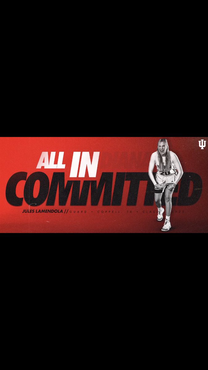 juleslamendola's tweet photo. 1000% committed! ❤️🤍 #GoHoosiers 
@CowgirlsBball @Proskills17u @IndianaWBB @ProSkillsGBB https://t.co/otJHn3oFUL