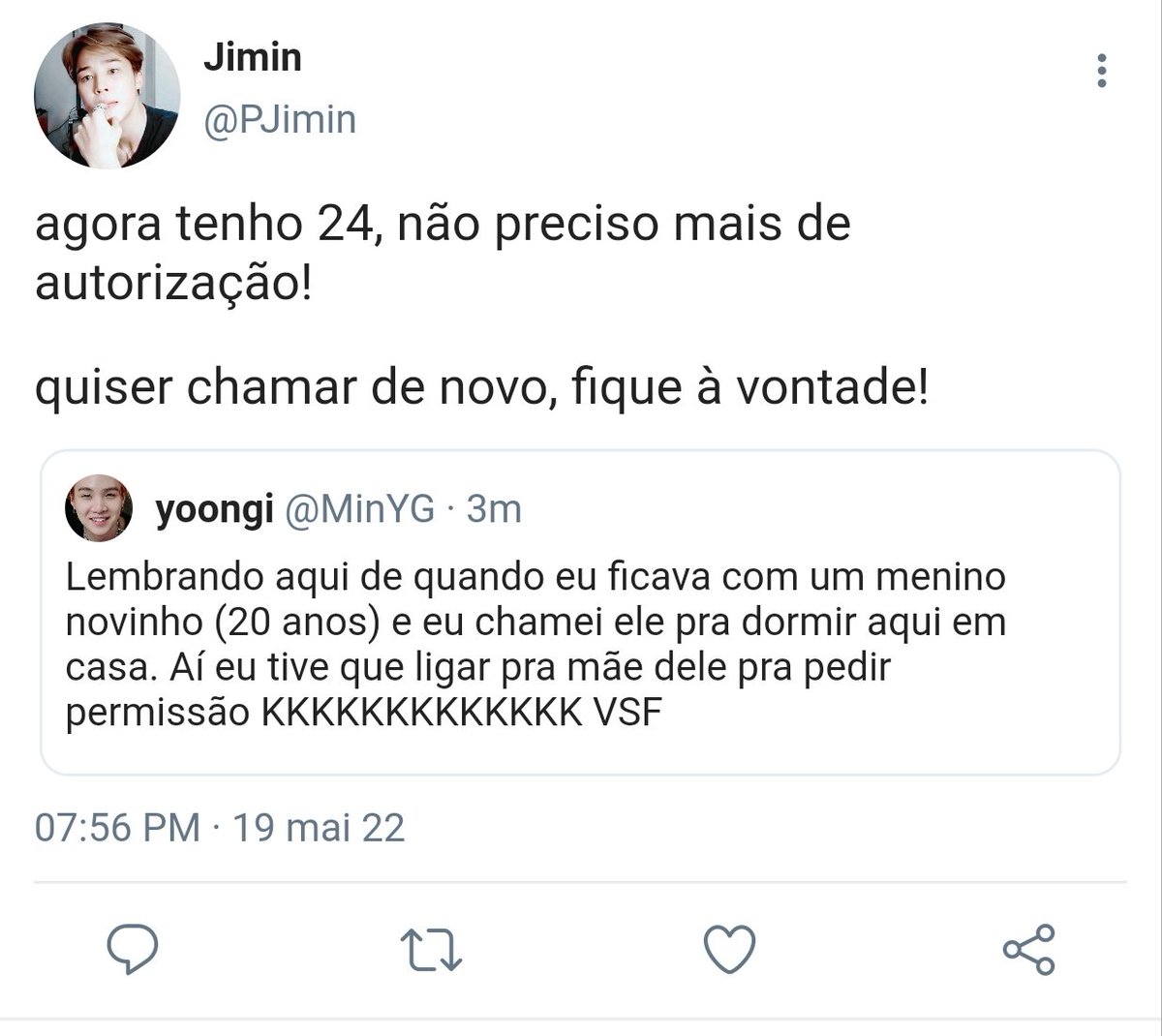 SUGAPRINCESSS's tweet photo. #YoonMin mini au Novinho 🥵
Onde Yoongi lembra de um caso em que ele precisou ligar para a mãe do jovem com quem estava saindo para que este pudesse dormir na sua casa. https://t.co/0ccZGHFrkL
