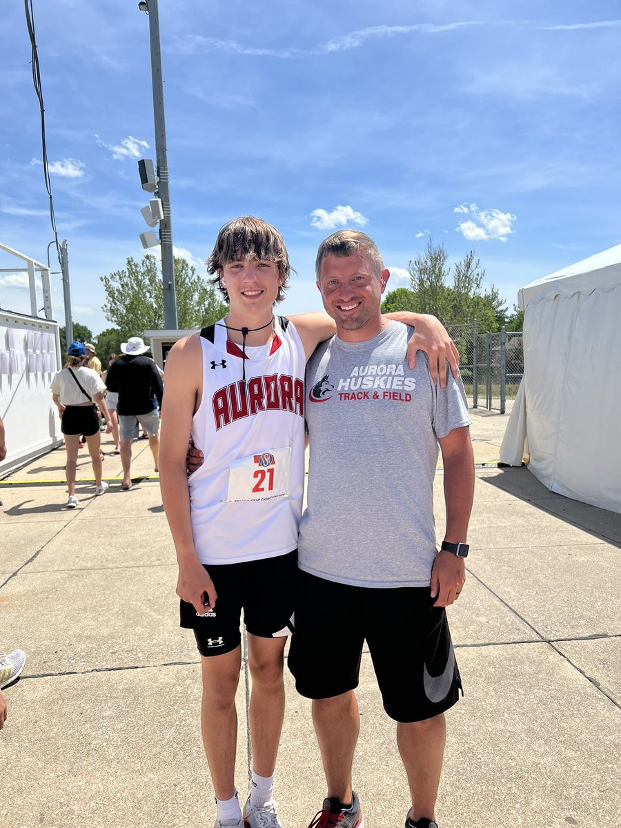 Z_High's tweet image. Proud of @lucasandrew2234 in the 800! Took a chance at districts and he made it to state! He will be back for more next year! I’ll be your #1 fan from the sideline the next 2 years but hard work will get you to where you want to be! #proudcoach #aurorahuskies