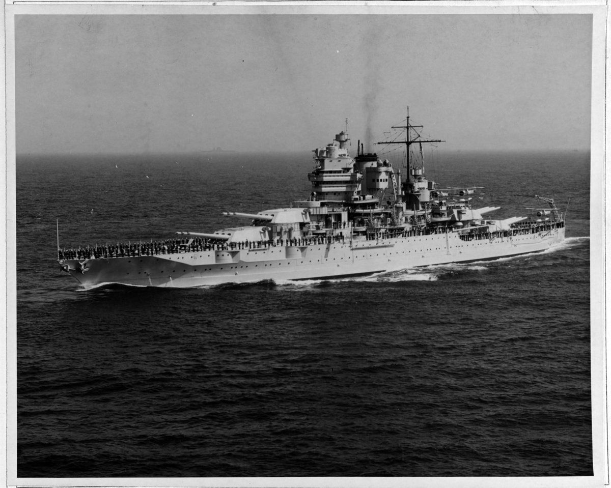 Rich_Ships's tweet image. 🇺🇸BB-40 USS NEW MEXICO during the fleet review off New York City, 31 May 1934.

NHHC NH 63524

#BB40 #USSNewMexico #NewMexico #NewMexicoClass #Battleship #Ship #NavalShip #Warship #Warships #WW2 #WW2History #NavalHistory #AmericanHistory #RichShips