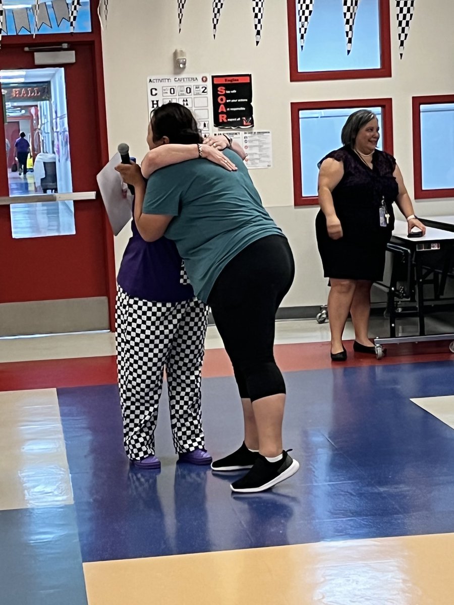 livelype's tweet photo. Special guest performance and previous students join to Congratulate Ms Jerri Johnson @jerrijohnson459⁩ on her Final Lap as she retires after 45 years of teaching! https://t.co/6x3CRwvNqR
