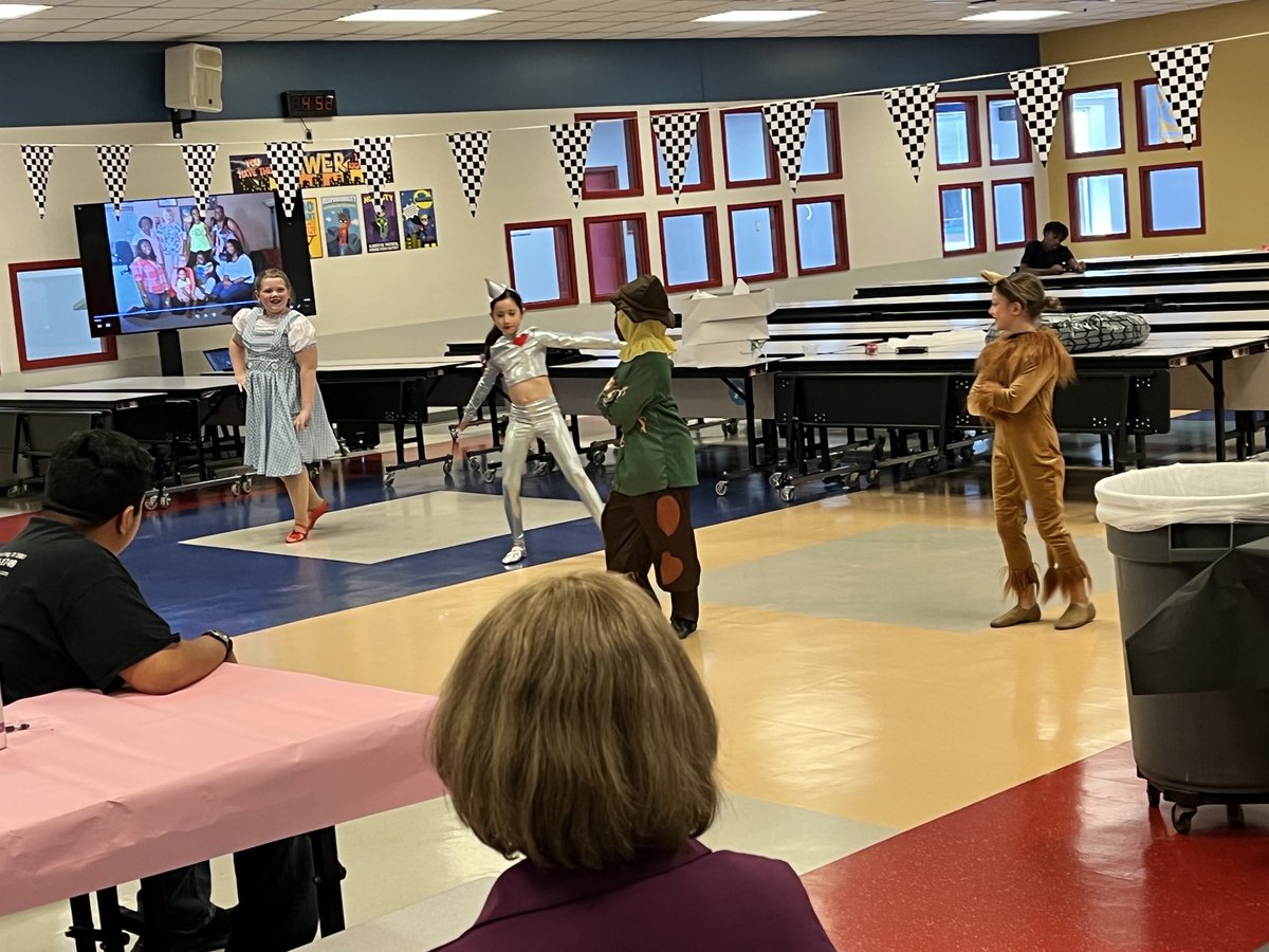 livelype's tweet photo. Special guest performance and previous students join to Congratulate Ms Jerri Johnson @jerrijohnson459⁩ on her Final Lap as she retires after 45 years of teaching! https://t.co/6x3CRwvNqR