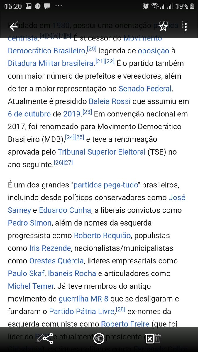 joao2019set's tweet photo. Olha que definição Boa para o MDB " é um dos grandes partidos pega tudo". Pegam tudo mesmo, até 51 milhões para encher apartamento. 
MDB é o partido que tem mais vereadores, prefeitos e senadores, que só atrapalharam o país. https://t.co/qaR8q1Fxcq