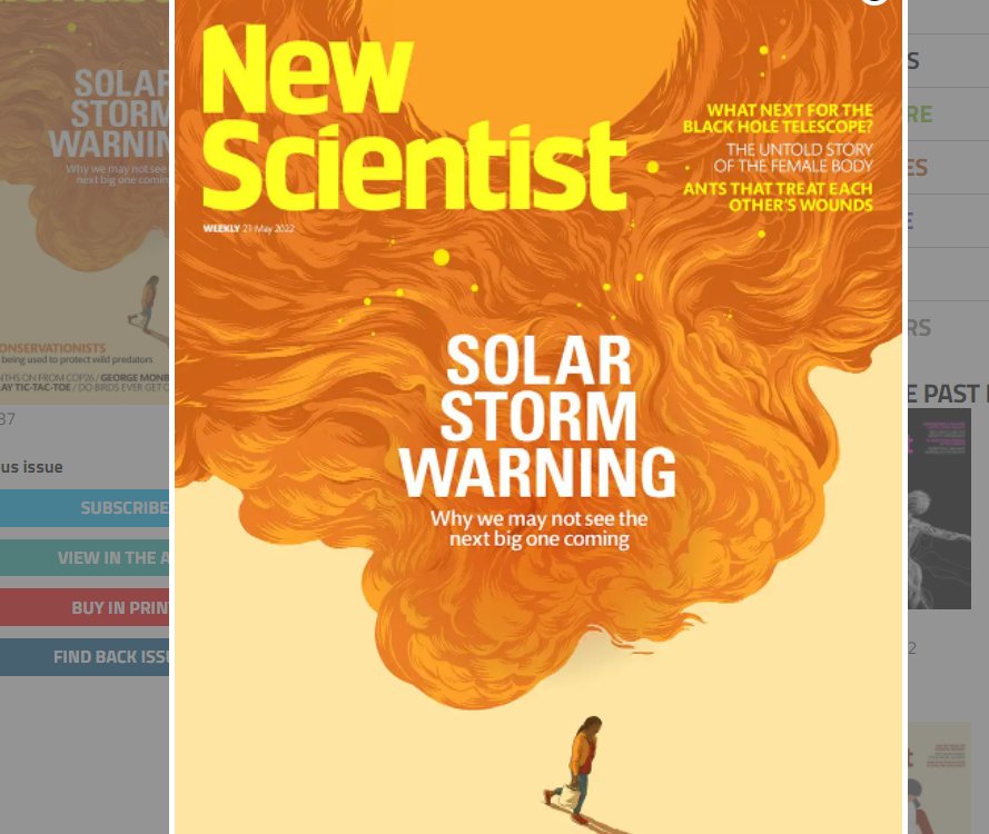 Some hot topic for @NewScientist latest issue! And beautiful illustration, too.