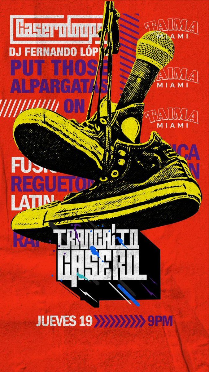 Todo el mundo ACTIVAO esta noche en #taimalatintaphouse desde las 9PM en #doral 🔥🔥🔥