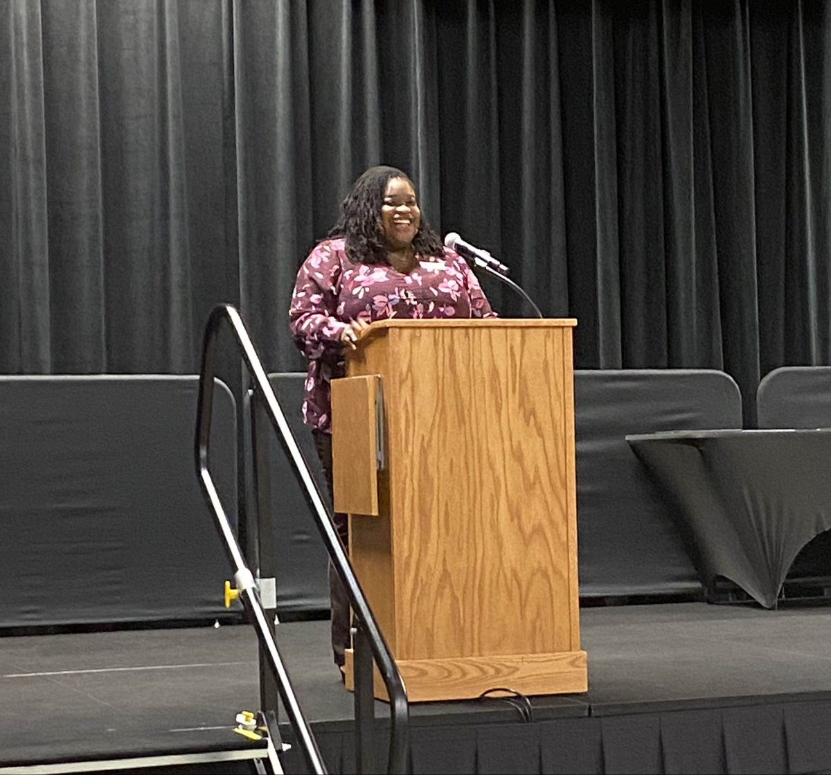 ChathamCoSch's tweet photo. This afternoon we recognized and celebrated our Beginning Teachers! We couldn't be prouder of them! We were also honored to have North Carolina's 2021 Teacher of the Year, Eugenia Floyd, address our teachers and district leaders. #onechatham https://t.co/f6Cf54onyk