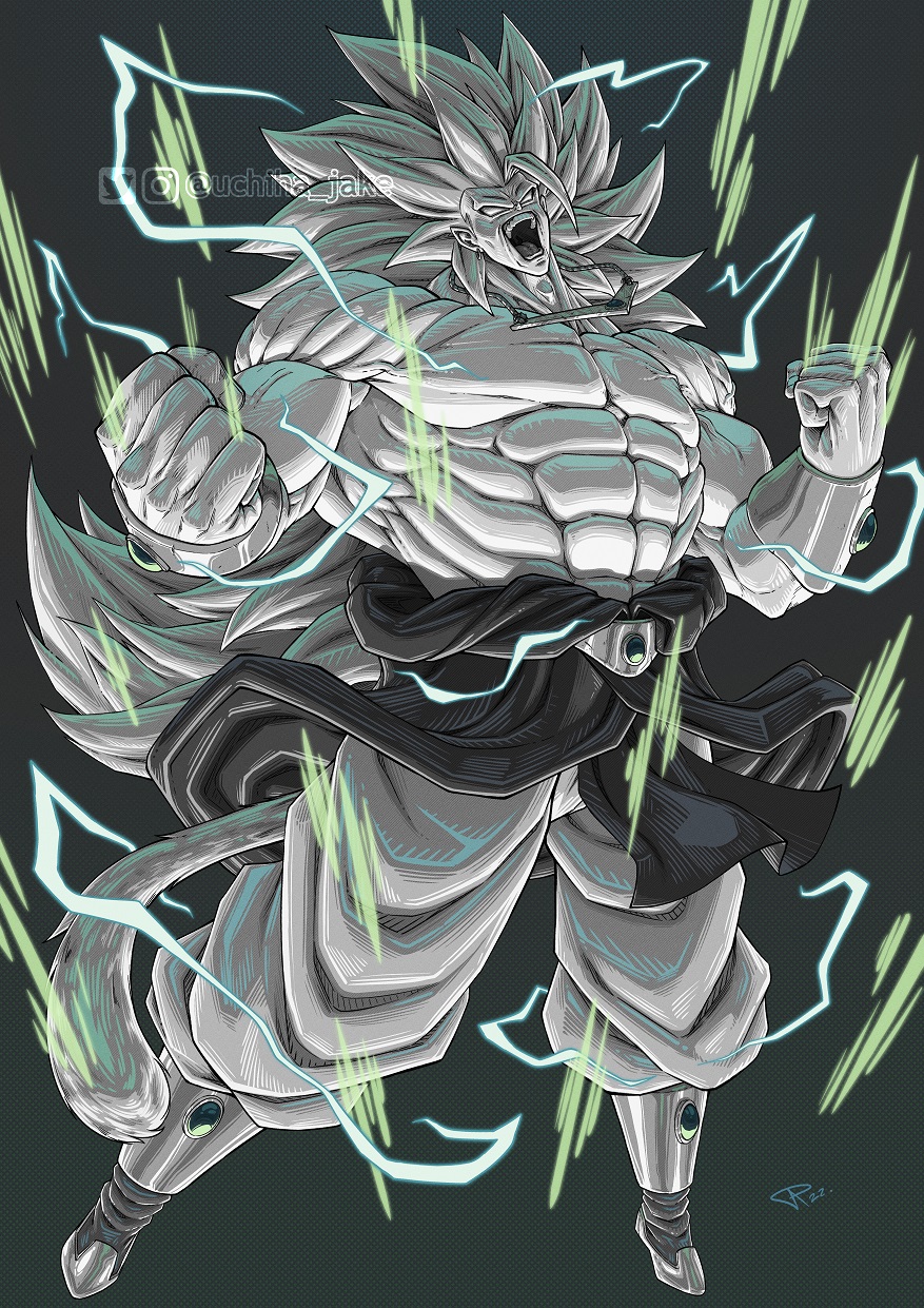 broly ssj3 drawing