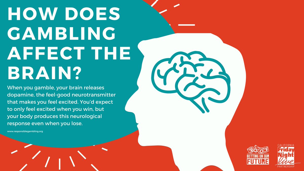 How does gambling affect the brain? #underagegambling #prevention #problemgambling #bettingonourfuture <a href="/CAOPG/">CA Problem Gambling</a>