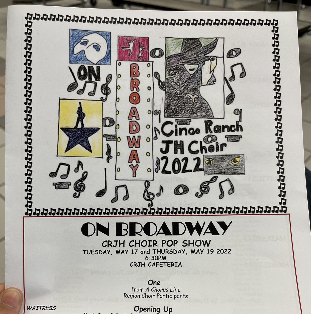 Ready to listen to these junior high kids put my car singing to shame 😅 🎵 #teamcrjh