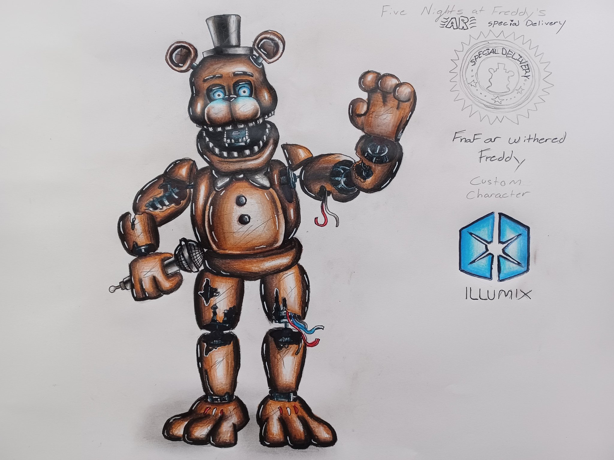 Withered Freddy  Freddy fazbear, Freddy, Fnaf