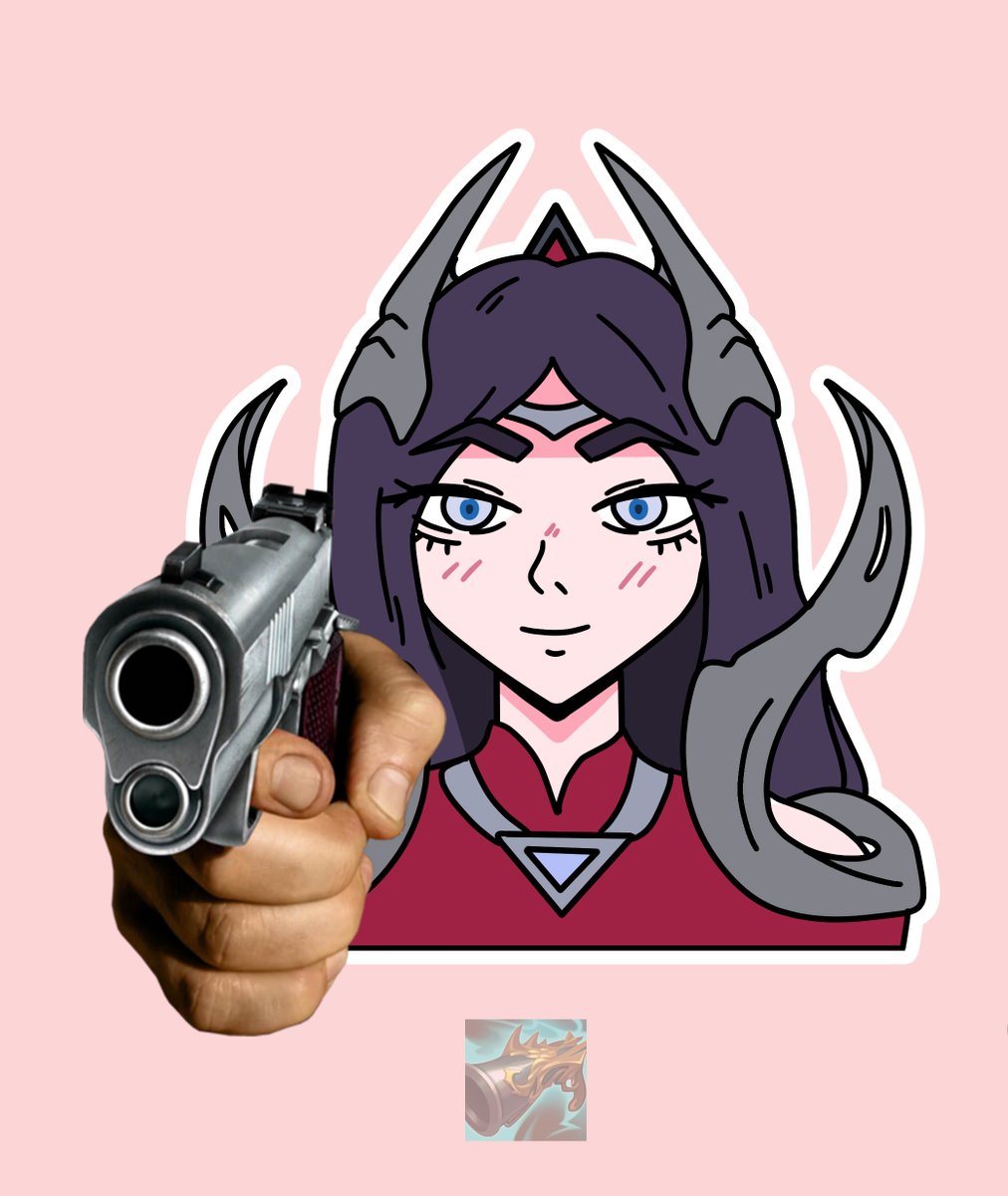 BinarySigma's tweet photo. Irelia but with the collector🔫  
#ArtofLegends #meme #irelia #LeagueOfLegends #LeagueOfLegendsFanArt https://t.co/XAWqYtbA2V
