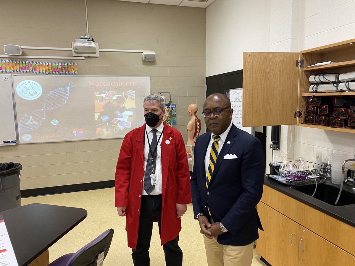 While celebrating our <a href="/BrocktonSchools/">Brockton Public Schools</a> #Apprentices, we made sure to check out their state-of-the-art #Biotechnology labs made possible with over $500k from <a href="/MALifeSciences/">Massachusetts Life Sciences Center</a>. We are so proud to support this top-tier program!