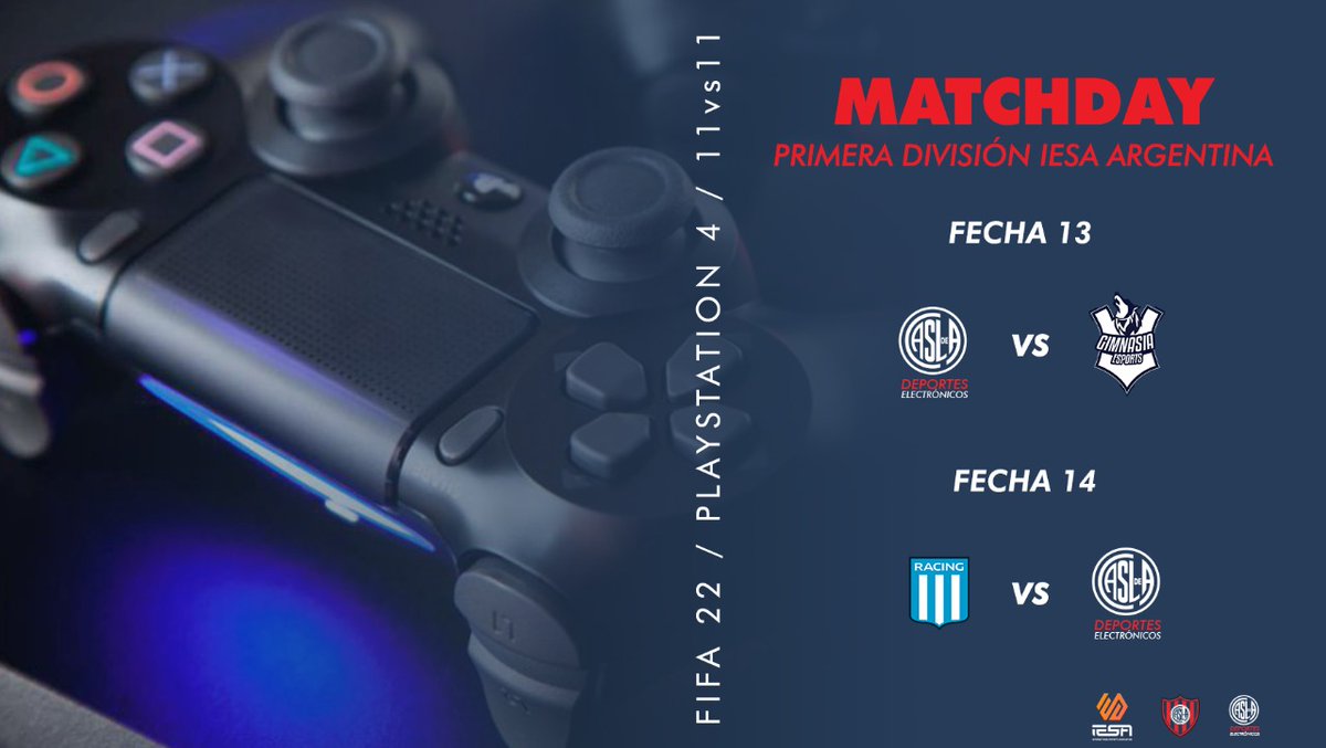 ↪ AVANZAMOS 

➡️ Eliminamos a <a href="/WAPEsports/">WAP Esports</a> y nos clasificamos a los 4tos de final de la Copa Argentina 🏆

🗓 Hoy también jugamos, por la primera división de <a href="/IESAFIFAar/">IESA Argentina</a>, 🆚️ <a href="/GimnasiaeSports/">Gimnasia esports 🎮🐺</a> y <a href="/e_RacingClub/">Racing Club eSports</a>

¡Vamos, Ciclón! 👊🏼 

❤💙
#DaleSanLore 
#FIFA22 #11vs11 #ClubesPro