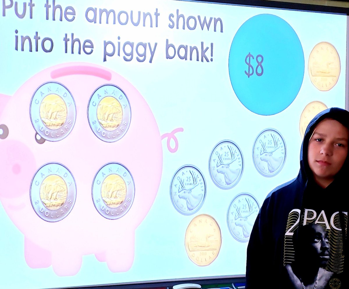 MsJenDaniels's tweet image. Here we are identifying #Canadiancoins on our #interactiveprojector while exploring 
#handsonlearning in #mathclass 
#reallifelearning
#piggybank 
#yeswecan 
@SpecialNeedsLA
@Autism
@AutismONT
@dsbn
@PGDSBN