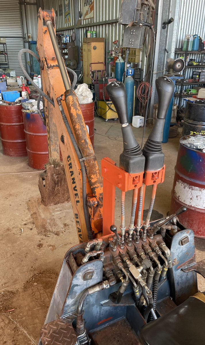Converted the Digger to Joysticks from Levers,much easier to use.