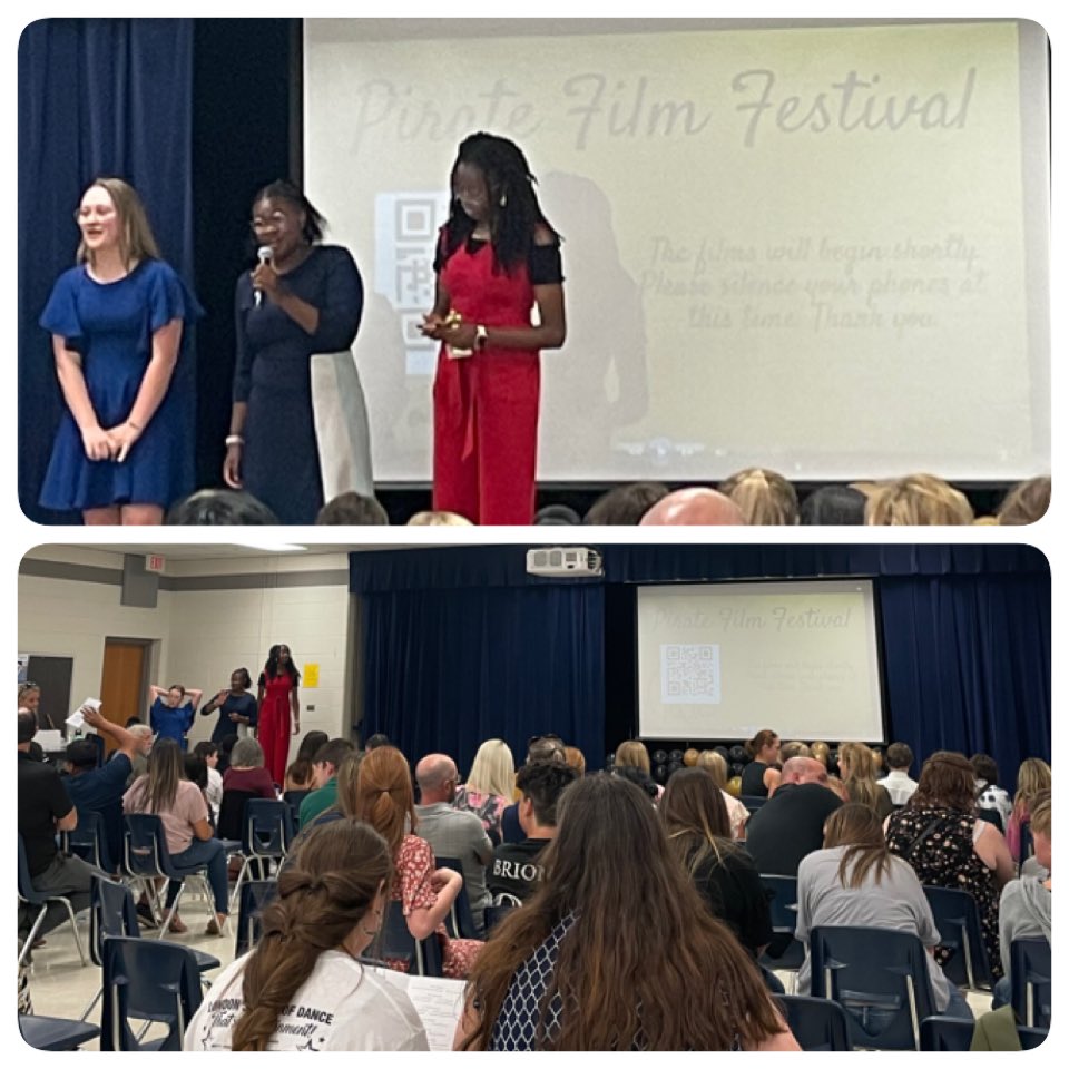 CrandallMiddle's tweet photo. Our theatre kids are showing off their short films tonight at the Pirate Film Festival! #buildingatcms https://t.co/Ku0b049ywV