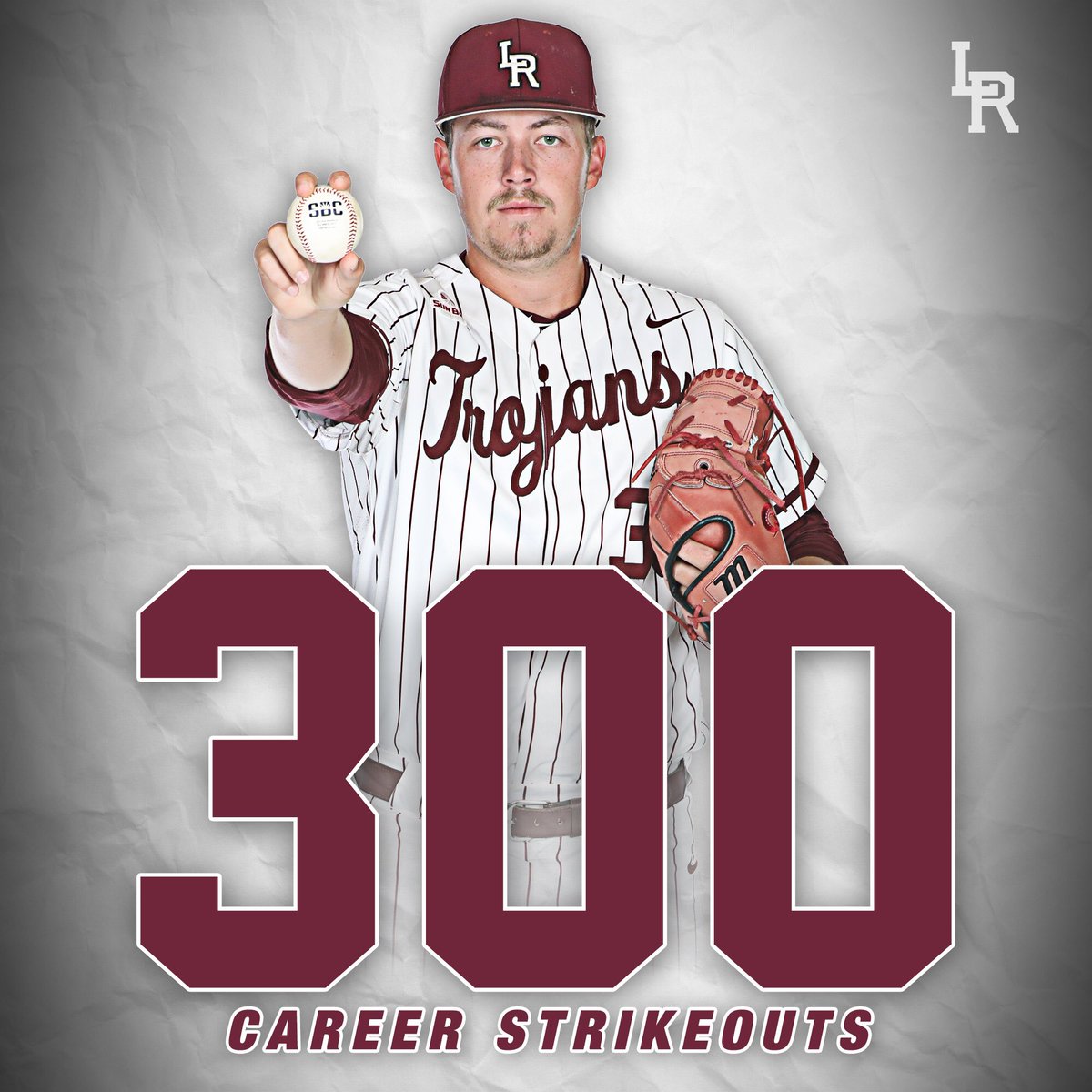 LittleRockBSB's tweet photo. 3️⃣0️⃣0️⃣ for number 3️⃣0️⃣!

@hayden_arnold12 becomes the first Trojan to reach 300 career Ks!

#LittleRocksTeam https://t.co/9wDctM6v4v