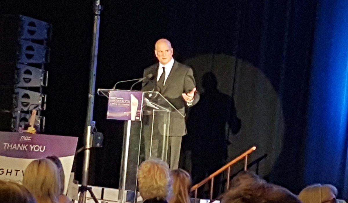 RohitdoGood's tweet photo. Executive Director Mike Douglas opens the @MissArtsCouncil #martys2022. MAC, a charity, supports and promotes activities of over 215 arts organizations &amp; hundreds of individual members in #Mississauga. https://t.co/p6jO26a95K
