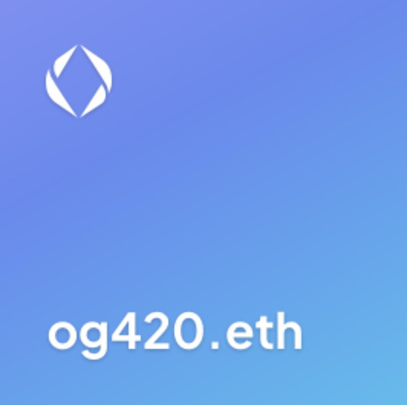 This OG def likes to 😶‍🌫️😮‍💨🔥
#enssummer #theOGclub <a href="/ensdomains/">ens.eth</a> <a href="/ens_vision/">PH</a> #nft