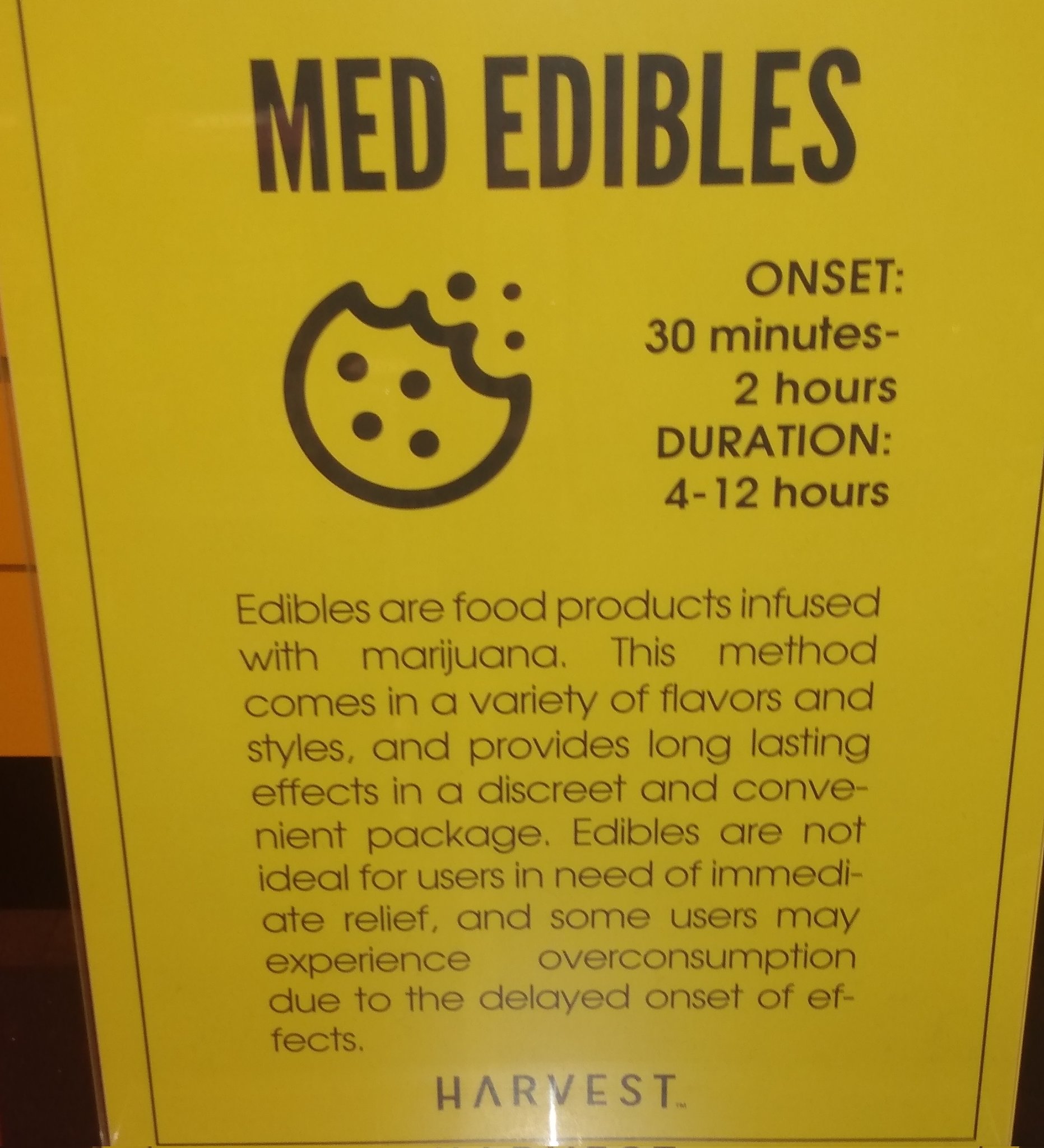 FlyingMopProductions on Twitter: "Information Sheet on Cannabis Edibles ...