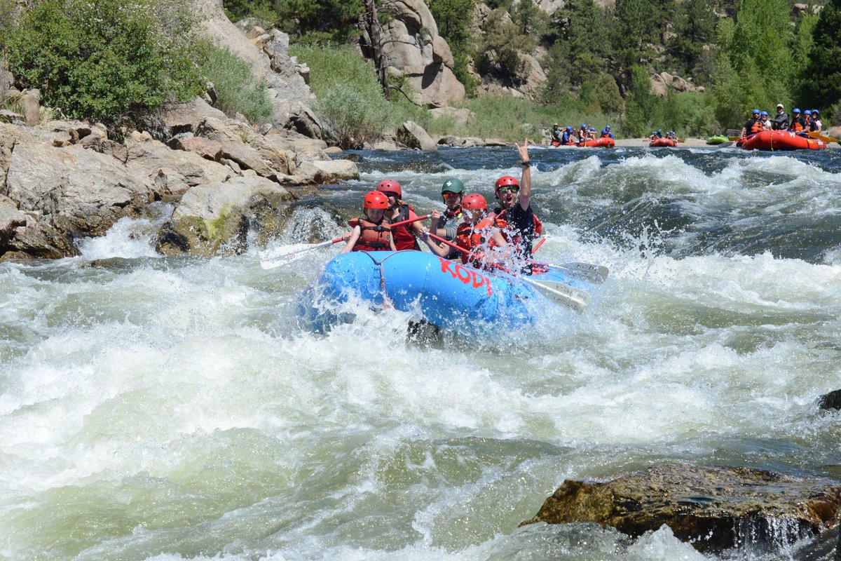 kodirafting's tweet photo. Beautiful Browns Canyon never disappoints! 

Our most popular, these rapids and views really provide the Colorado experience. Come join us for the ride of your life down one of the most beautiful stretches of water in the state.

#KodiRafting #whitewaterrafting #adventureawaits https://t.co/4BfIKrQyCi
