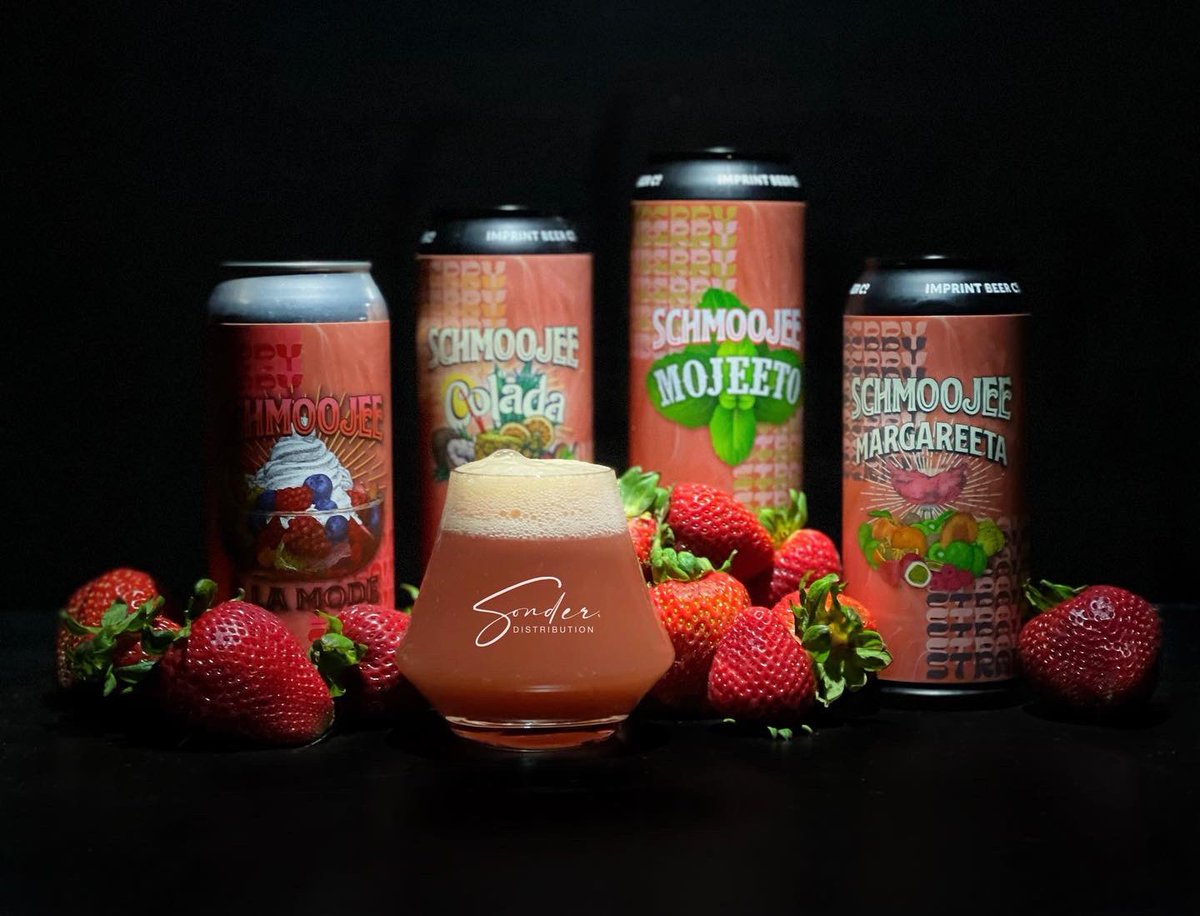 SonderDistro's tweet photo. 🍓 sschhhmmoooojjjeeeeeeesss 🍓

Strawberries are the theme-fruit for this month’s drop from @imprintbeer, and we aren’t mad about it one bit!

#americancraftbeerweek #imprintbeerco #sonderdistro #schmoojee #strawberrybeer #fruitedsour #drinktherainbow #vividbeer https://t.co/c3CJabbJYb