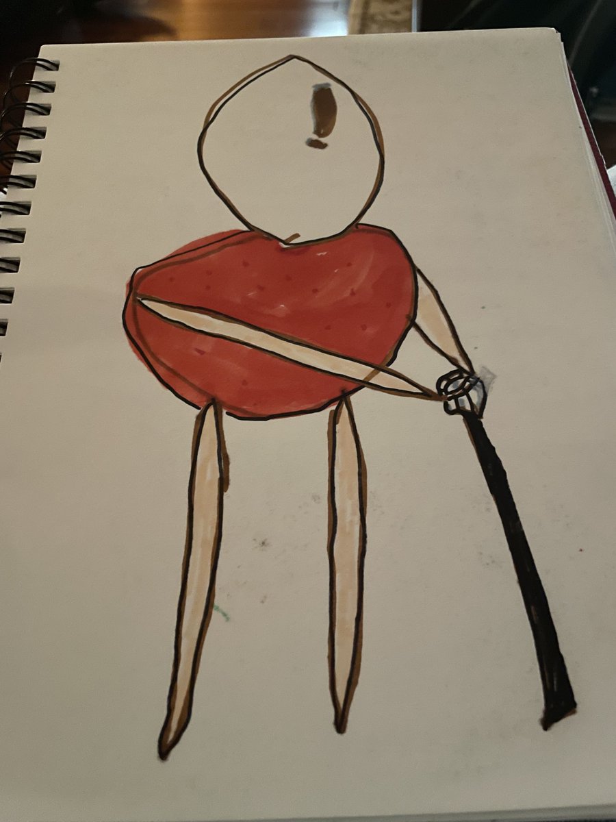 tr00royal's tweet photo. The most accurate depiction of me in existence #orangeontoothpicks #egghead #pimpcane courtesy of @llama8784 https://t.co/zJ1HNOrctf