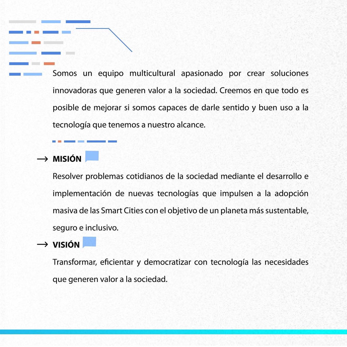 BatechMexico's tweet photo. ::::.¿Quiénes somos?.::::::
 👉🏻 Les presentamos quiénes somos, cuál es nuestra esencia, el motor de BATECH.
·
·
#AI #SmartCities #Latam  #iot #inteligenciaartificial #blockchain #Tecnología #Innovation #Empresas #programacion #programador #soluciones #bigdata https://t.co/CnZP5xuq2u