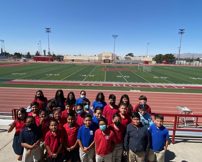 BelAirHigh's tweet image. Always great to have our Scotties on campus! #OneRed