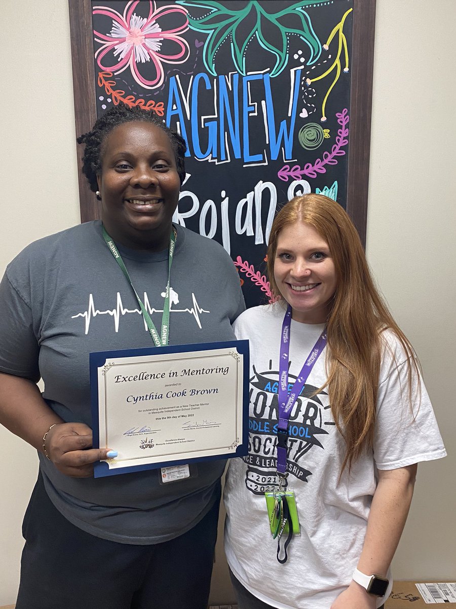 Congratulations to Mrs. Cynthia Cook-Brown <a href="/MsBD50059963/">cynthia cook</a>  who  received the Excellence in Mentoring Award today. She was nominated by first year teacher Mrs. Wesley.