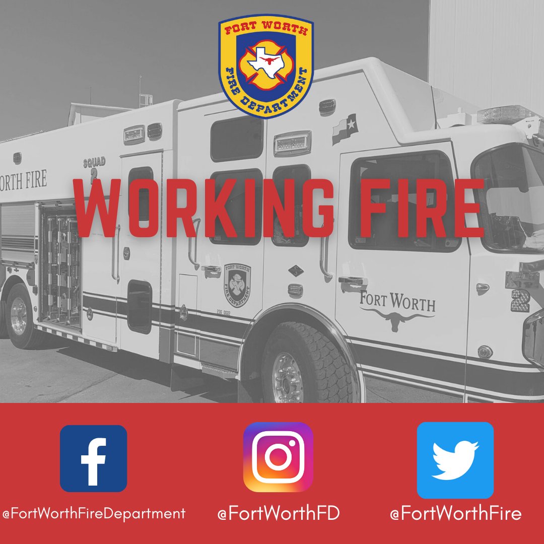 Fort Worth Fire Department on Twitter "[745PM] FWFD is working a multialarm apartment fire