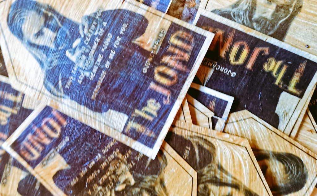 joncampling's tweet photo. Getting my homemade labels sorted for @DublinWizardCon THIS weekend ๐ค
So exited to re-launch the rarest of #HarryPotter Wands ๐ฅ the #Jond uniquely individual #WizardsWands #handmade by the #WiseWizard/#Deatheater ๐ฌ ๐งโโ๏ธ๐ฑ๐คฉ
X #WalkTall https://t.co/LpSNjw3Kib
